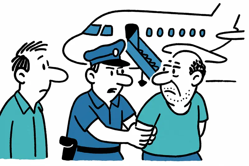 Tras el aterrizaje: Detención de un hombre residente en España por trata de personas – Un examen de la realidad